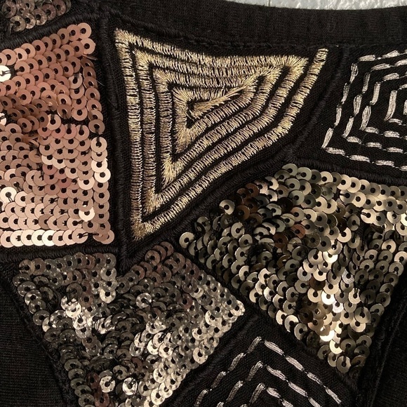 COTTON On embroidered metallic sequin bodycon tank top dress - Picture 7 of 8